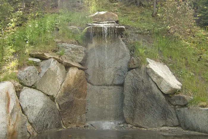 Wasserstelle im Bärenbad in Sulden am Ortler