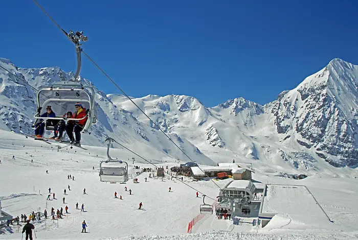 Skifahren ohne Wartezeiten in Sulden am Ortler - Hotel Zebru - Südtirol